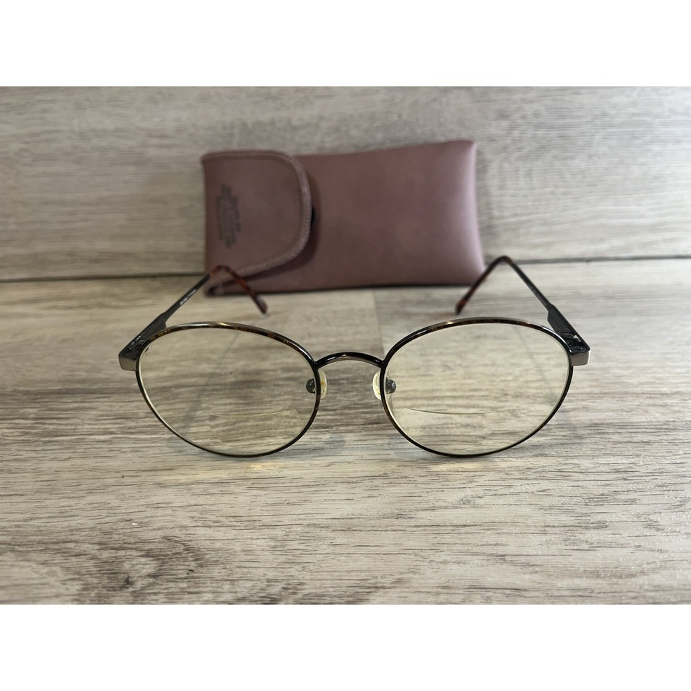 Europa Eyewear Eyeglasses‎ Frames Only Pewter Tort Womens Round